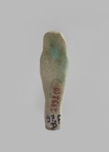 Ushabti, Mass-produced ushabti figurine with very schematic shapes, with a barely marked face and