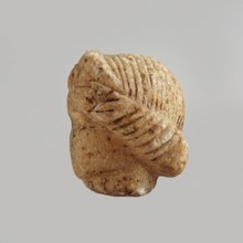 Head of a woman, Roman period, Egypt; figurine; height 5.5 cm, width 3.5 cm, depth 4.5 cm., A small