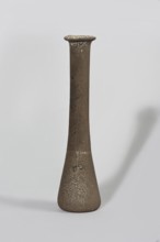 Bottle; maker, 1st century BC–1st century AD; Egypt; vessel., A tall, narrow ceramic vessel with a