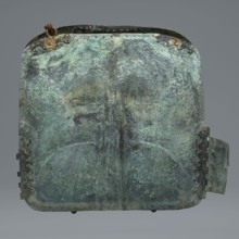 Two-piece torso armor with buckles, 4th century BC 375–325 BC, Southern Italy ?, weaponry., A large