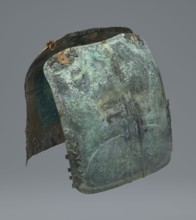 Two-piece torso armor with buckles, 4th century BC 375–325 BC; Southern Italy ?, weaponry., An aged