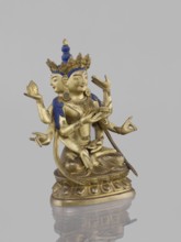 Ushnishavijaya, unknown author, 19th century, South China, or Tibet, bronze sculpture, statuette 17