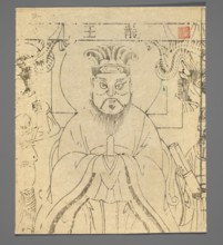 The Dragon King, Chinese culture, dragons iconography, Chinese art, nianhua New Year's picture,