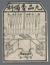 Department of patron deities of nine crafts, protective deities iconography, Chinese culture,