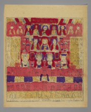 Pantheon of Chinese Deities, nianhua New Year's picture, early 20th century, Beijing, Chinese,