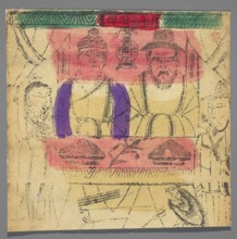 Prince and Mother of the Cultivated Fields, unknown artist, nianhua New Year's picture, early 20th
