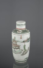Vase, gift, Paderewski, Ignacy Jan 1860-1941, Chinese, Qing 1644–1911, ceramics, colored porcelain,