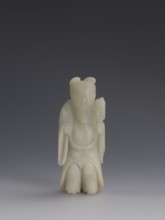 One of the Eight Immortals;, iconography: Eight Immortals; subject: men; culture: Chinese; fan;