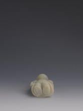 One of the Eight Immortals, Eight Immortals iconography; male figure; Chinese art; fan; Chinese
