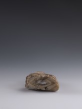 Luohan on a lion;, arhat iconography; lion iconography; figurine; Chinese art; Chinese culture;