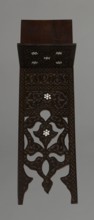 Quran lectern rahla, Islamic art, Turkish, Ottoman dynasty 1299–1922; Quran; decorated with