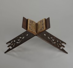 Quran lectern rahla, Islamic art, Turkish, Ottoman dynasty 1299–1922. Quran lectern decorated with