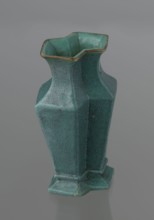 Vase, Qing style, ceramics, Chinese, Qing 1644–1911, 19th century, China; vessel; height 11.6 cm,