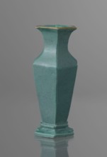 Vase, 19th century, China; Qing dynasty 1644–1911; Chinese ceramics; covered with a turquoise glaze
