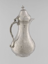 Teapot with a lid, Islamic art, Turkish, Ottoman dynasty 1299–1922, beverages, teapot, geometric