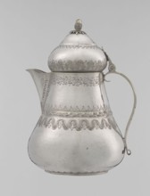 Teapot; maker, 19th century, Turkey Ottoman dynasty, 1299–1922; Islamic art, Turkish; silver