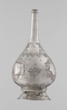 Bottle for spraying water soaked in perfumes; maker, Islamic art; vessels; plant ornament and