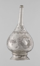 Bottle for spraying water soaked in perfumes, Islamic art, Islamic culture; vessel with plant and