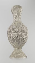 Jug, late 19th century, Northern India, or Iran, silver vessel, height 43 cm, weight 1795 g. A tall