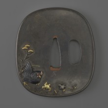 Crossguard tsuba, Suiyôdô, Toshimasa, Japanese, Edo period 1st half of the 19th century. Tsuba in