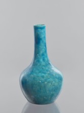Vase-bottle;, ; Chinese; Qing dynasty 1644–1911; glazed crackleware ceramic vessel; 19th–20th