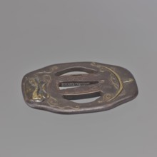 Crossguard tsuba, Jingo Shigenaga ?-1854 and Shimizu fifth master of the Shimizu family makers.