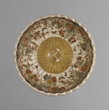 Bowl by Toyota Masanobu author/craftsman. Deep bowl on a low, ring-shaped base with a knobbed body