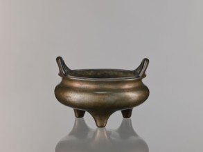 Li-type incense burner, ceremonial/ritual Li-type vessel; Chinese, Qing dynasty 1644–1911, 18th