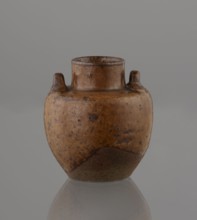 Tea canister chaire of the mimitsuki type, Japanese, Edo 1603–1868–Meiji 1868–1912, 19th century.