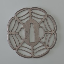 Crossguard tsuba, Tomotsugu, Japanese art, Japanese culture, Edo 1603–1868, swords, weapons, melee
