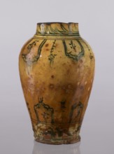 Vase, repossession Glogów, Islamic art, Persian culture, glazed ceramic utility vase with