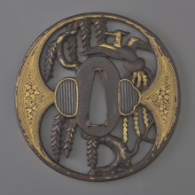 Crossguard tsuba, Japanese, Edo period 1603–1868, early 18th century, weapons — katana crossguard