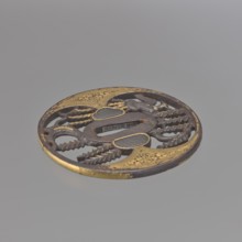 Crossguard tsuba, Japanese, Edo period 1603–1868, early 18th century, weapons — sword crossguard