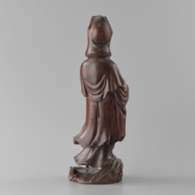 Guanyin Bodhisattva, Qing dynasty 1644–1911, 19th century, China; sculpture figurine of Chinese
