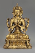 Four-armed Bodhisattva Avalokiteshvara Chaturbhuja, The Bodhisattva shown in one of his tantric