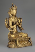Four-armed Bodhisattva Avalokiteshvara Chaturbhuja, The bodhisattva is shown in one of his tantric