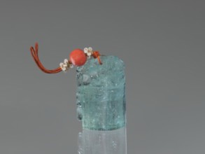 Seal stamp pendant, Chinese, Qing dynasty 1644–1911. Subject: lion iconography. Materials:
