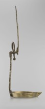 Oil lamp, Islamic art, Persian, oil lamp for lighting decorated with birds, geometric motifs,