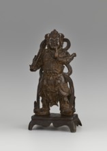 Weituo — protector of Buddhist learning and monasteries., Figurine, sculpture, 15th/16th century,