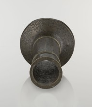 Candlestick mash'al, Islamic art, Persian, Safavid dynasty 1501–1736, 17th–18th century, Iran.