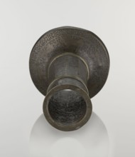 Candlestick mash'al, Islamic art, Persian, Safavid dynasty 1501–1736. Candlestick in the form of a