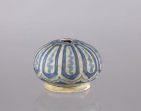 Bottle belly, purchase provenance Abdullazad Mirza Baba fl. ante 1939, Islamic art, Persian, glazed