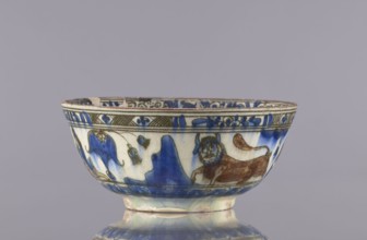 Bowl, Qajar dynasty 1785–1925, 2nd half of the 19th century, Iran; ceramics; vessel, height 9 cm,