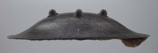 Shield sipar, Persian, Qajar dynasty 1785–1925, Iranian, 18th/19th century. Material: metal weapon;