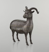 Ram, Persian, Qajar dynasty 1785–1925, sculpture; 1st half of the 19th century, Iran. Material: not