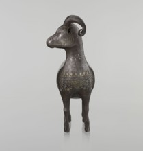 Ram, Islamic art, Persian culture, Qajar dynasty 1785–1925, sculpture, animal figurine of a ram