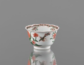 Bowl, vessel, ceramics, colorful decorations, Kangxi style, colorful porcelain with floral pattern,