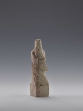 Sage with a Fan, figurine of a man holding a fan, Chinese art, fans, Chinese culture, Qing dynasty