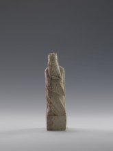 Sage with a Fan, figurine of a man holding a fan, Chinese art, Chinese culture, Qing dynasty