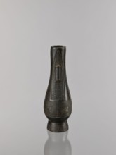Hu-type vase, cicadas, Chinese, hu vessel, vases, Qing 1644–1911, ritual vessel, waves iconography,